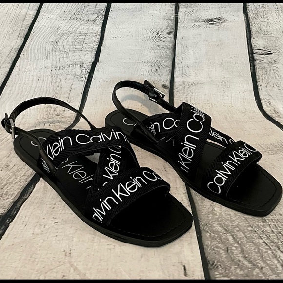 Calvin Klein Shoes - New Calvin Klein logo sandals